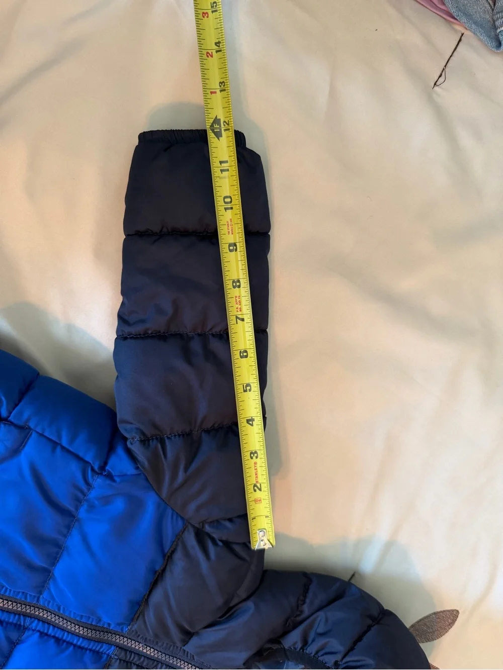 The Children's Place Toddler Boys Colorblock Hooded Puffer Jacket Blue 3T